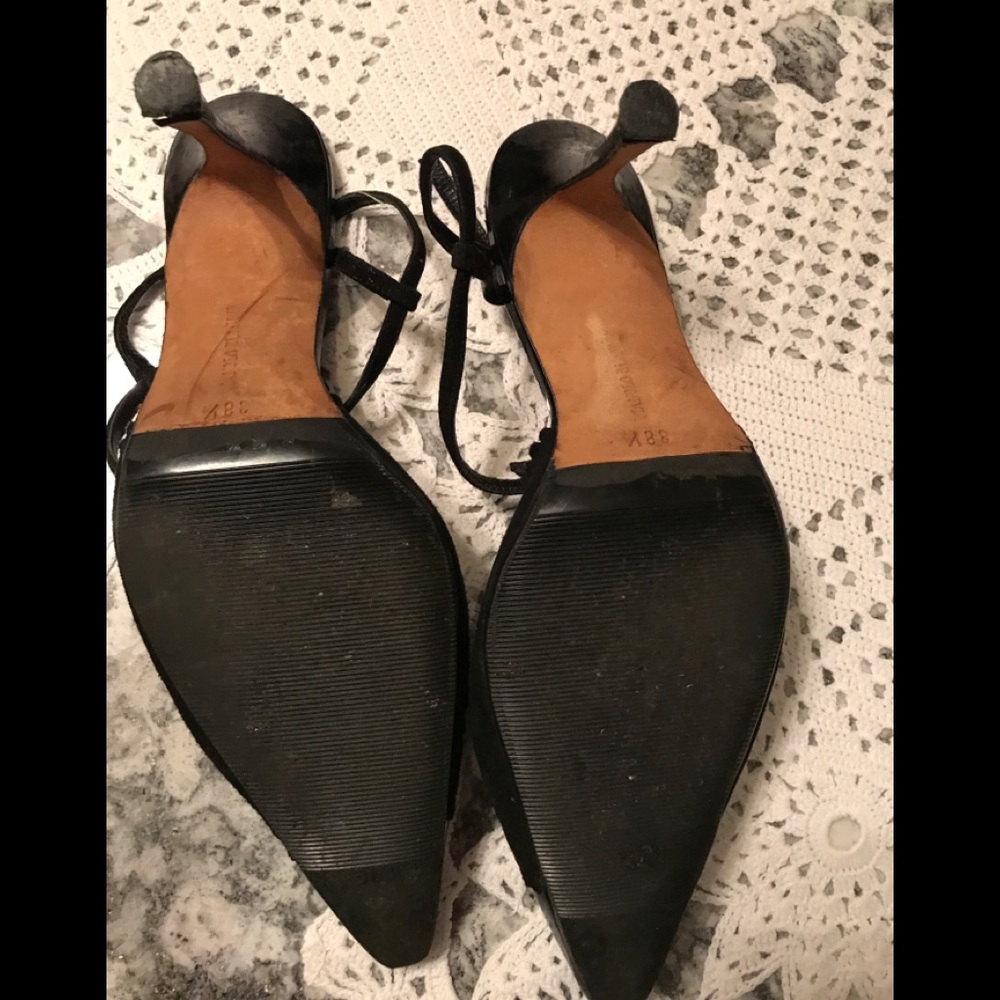 Black used manolo blank